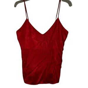 Something Navy Elegant Red Women's Camisole Top Size XS